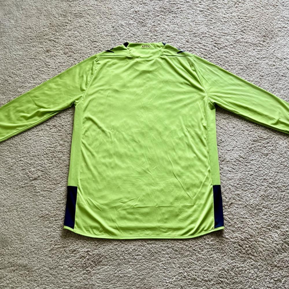 Rear of shirt