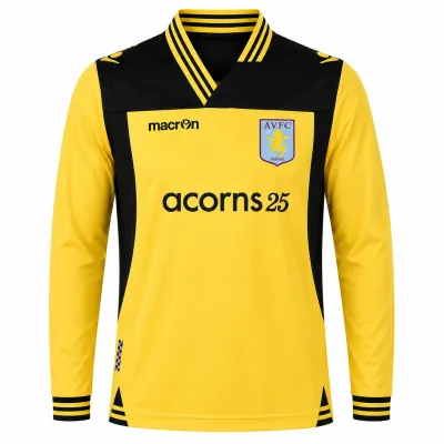 Presentation image of Aston Villa 2013/14 Macron Home Goalkeeper Shirt (Acorns 25) - Junior XL