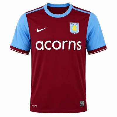 Presentation image of Aston Villa 2009/10 Nike Home Shirt (Acorns) - Men's Medium