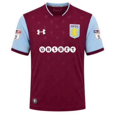 Presentation image of Aston Villa 2017/18 Under Armour Home Shirt - Men's Medium