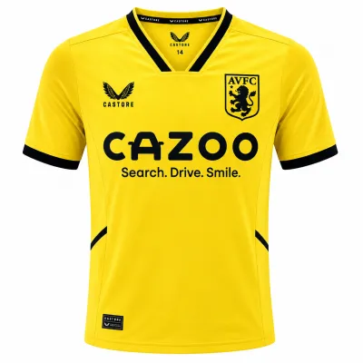 Presentation image of Aston Villa 2022/23 Castore 3rd Goalkeeper Shirt (Cazoo) - Women's Medium (12/14)