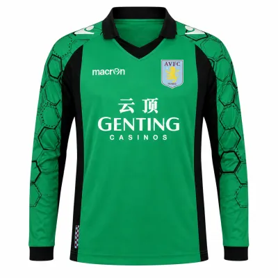 Presentation image of Aston Villa 2012/13 Macron Home Goalkeeper Shirt (Genting Casinos) - Men's Small
