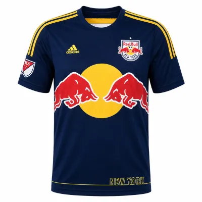 Presentation image of New York Red Bulls 2014/15 Adidas Away Shirt (Red Bull) - Men's Large