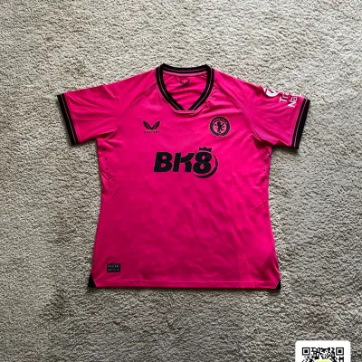 Front view of Aston Villa 2023/24 Castore 3rd Goalkeeper Pro Shirt (BK8) - Women's Large (16/18)