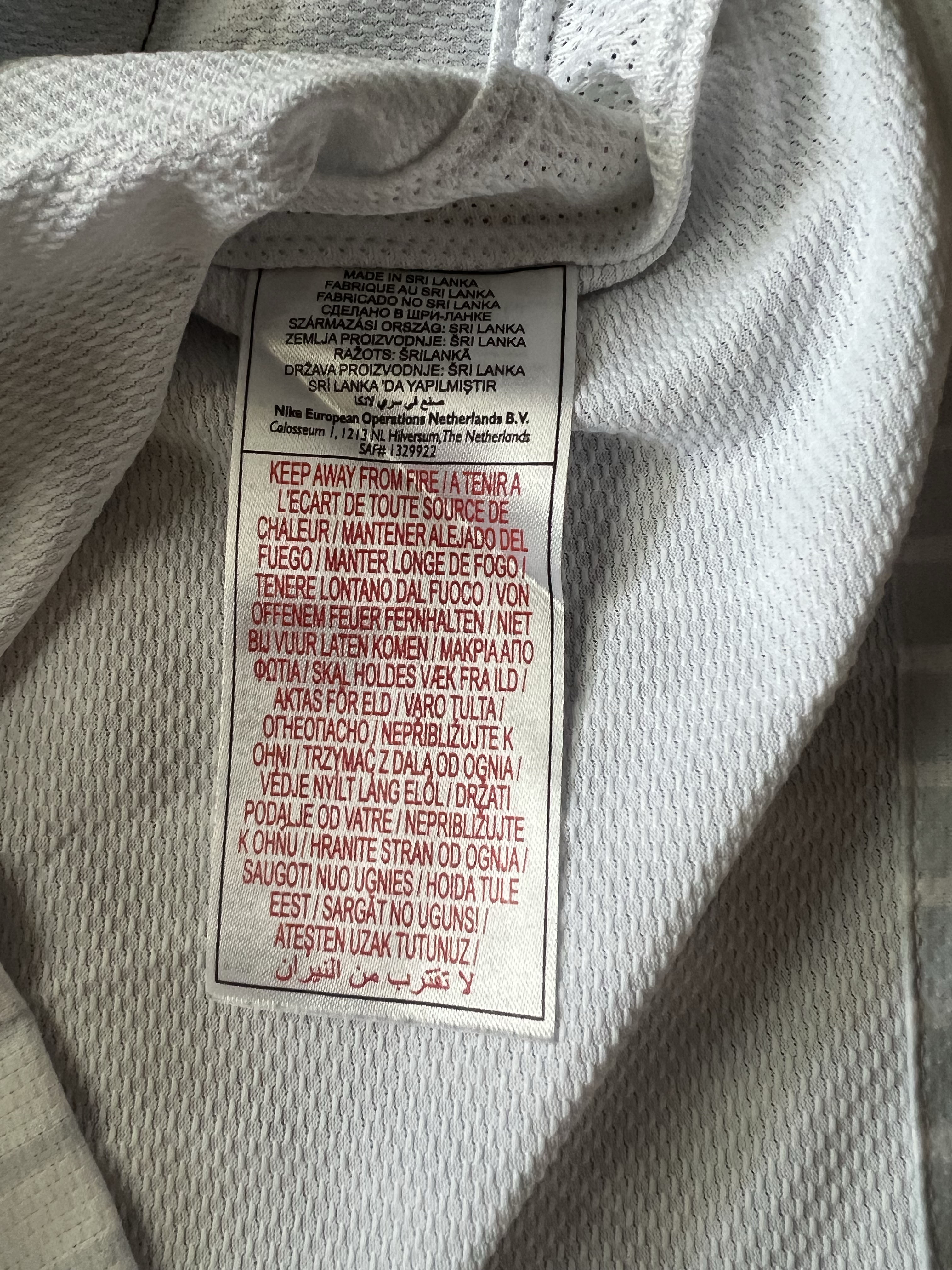 Authenticity evidence image of Aston Villa 2010/11 Nike 3rd Shirt (FX Pro) - Men's Medium