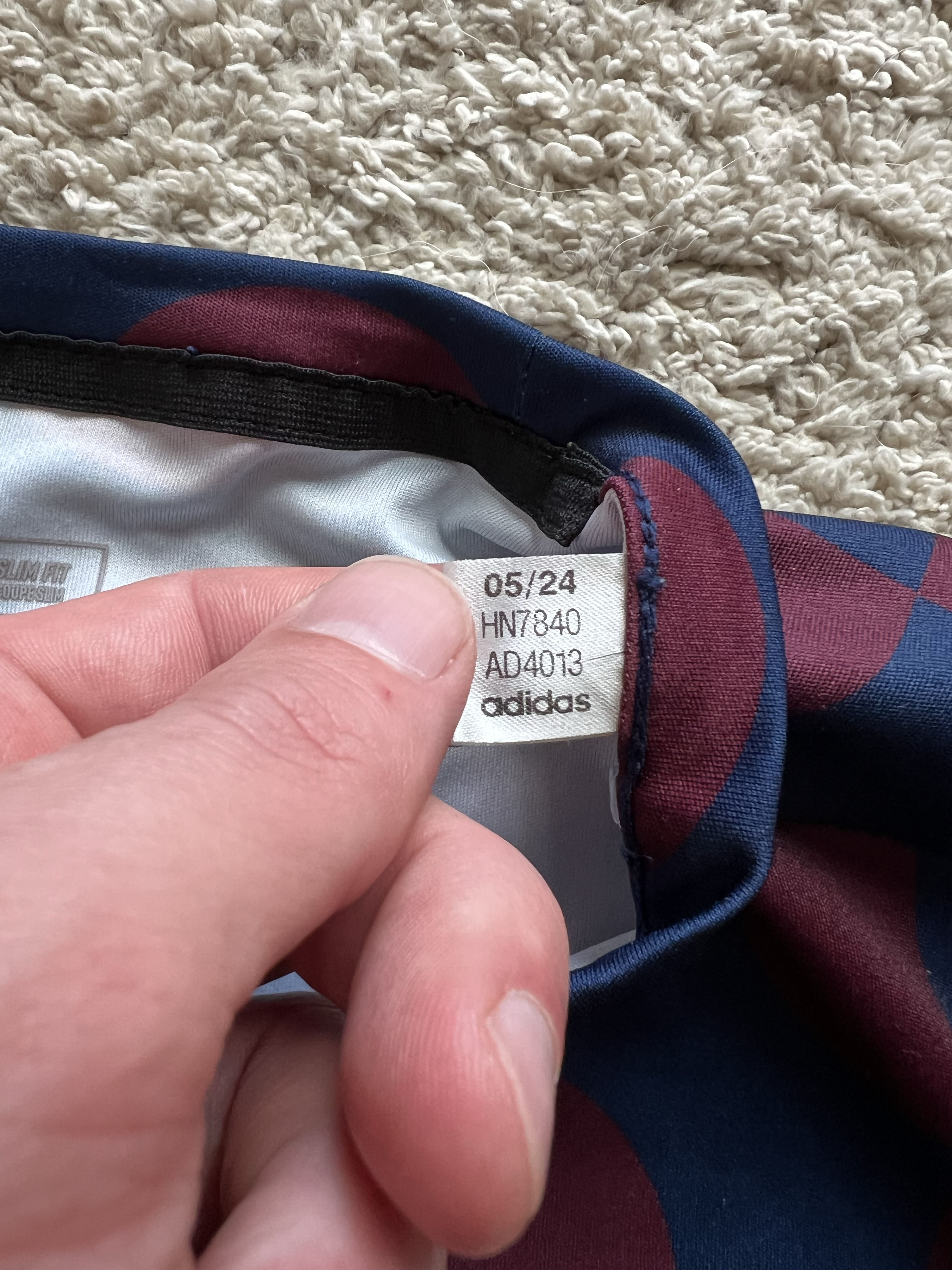Authenticity evidence image of Aston Villa 2024/25 Adidas 1 Pre Match Shirt - Men's Medium