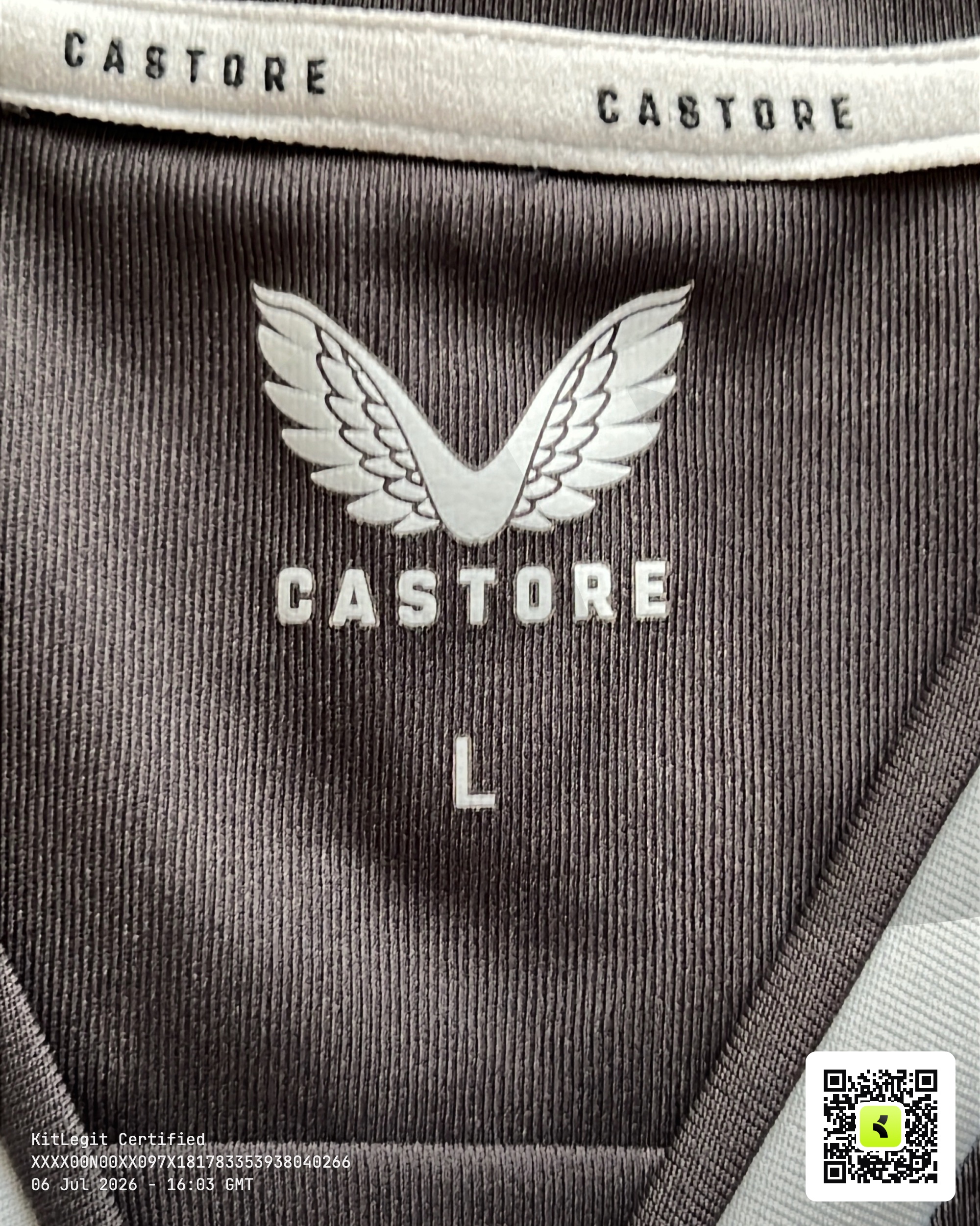 Authenticity evidence image of Aston Villa 2022/23 Castore Home Goalkeeper Shirt (Cazoo) - Men's Large